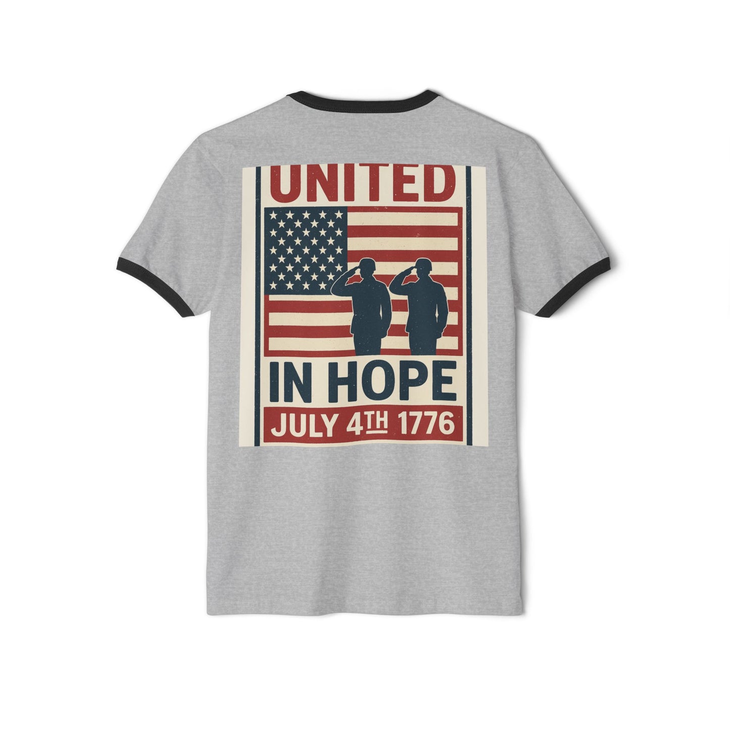 Freedom & Hope – July 4th Edition Ringer Tee by NovaDesigns.