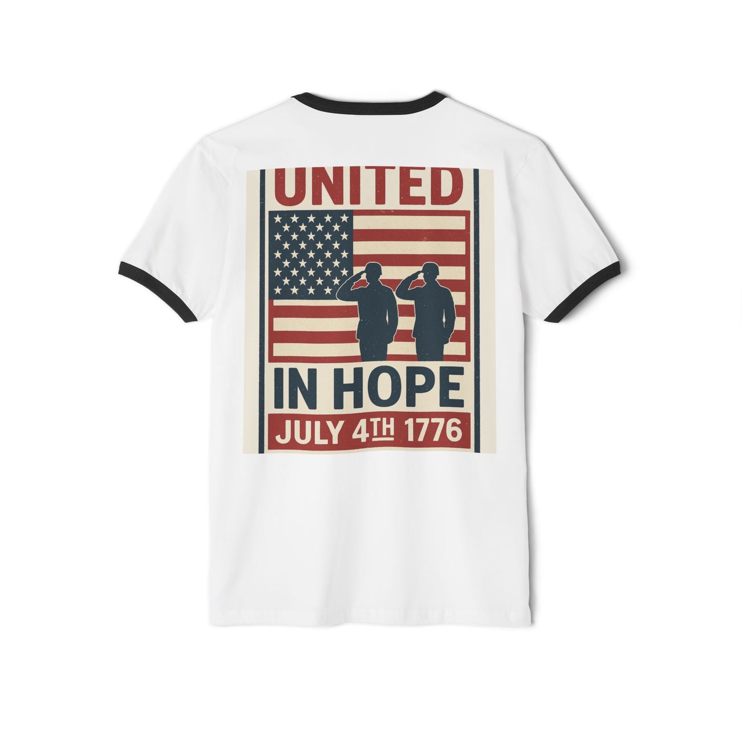 Freedom & Hope – July 4th Edition Ringer Tee by NovaDesigns.