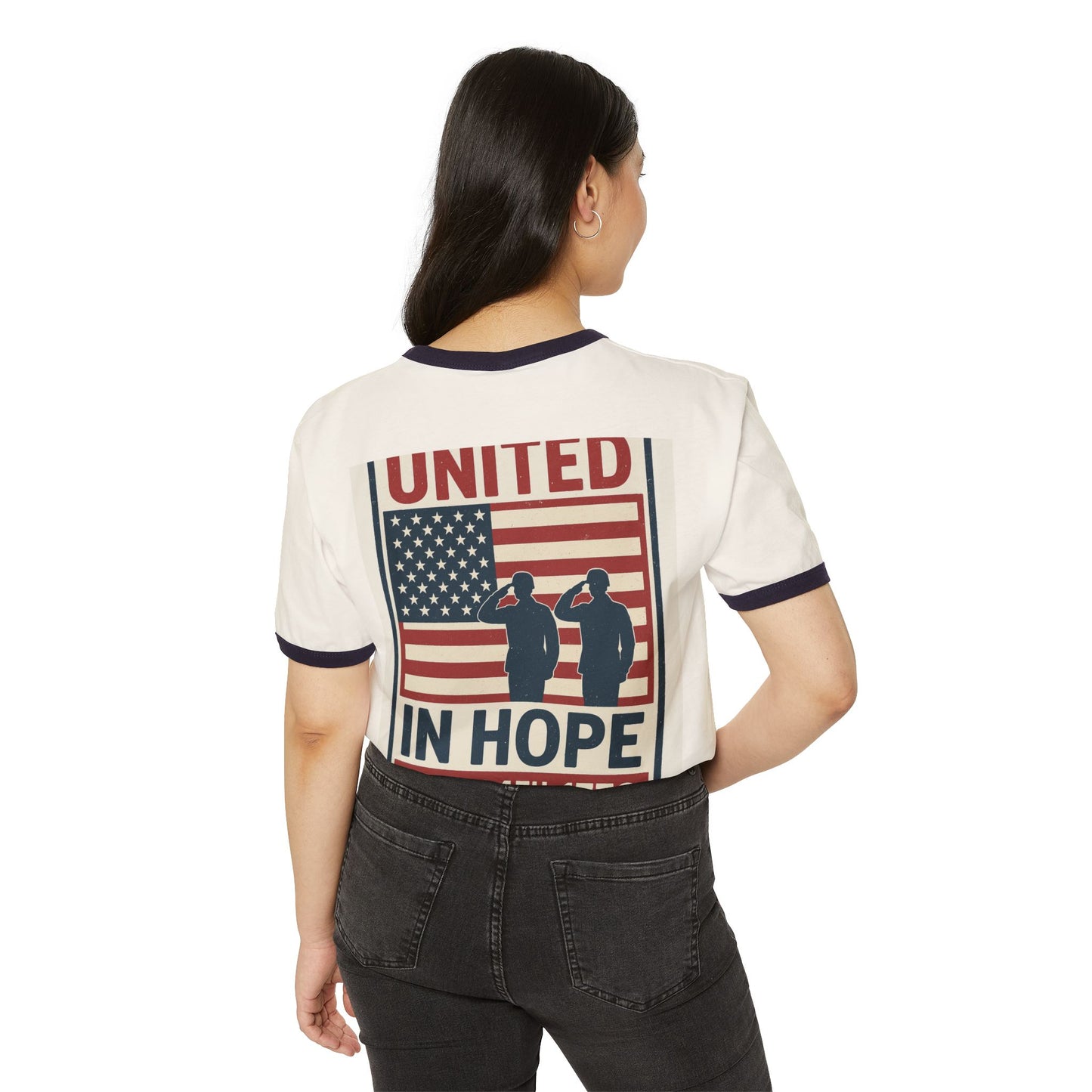 Freedom & Hope – July 4th Edition Ringer Tee by NovaDesigns.