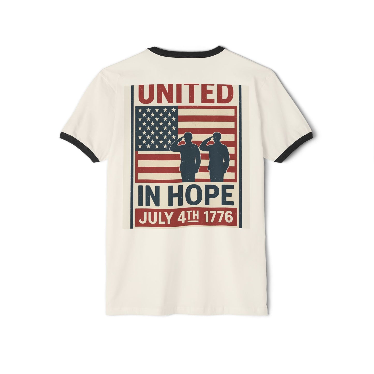Freedom & Hope – July 4th Edition Ringer Tee by NovaDesigns.