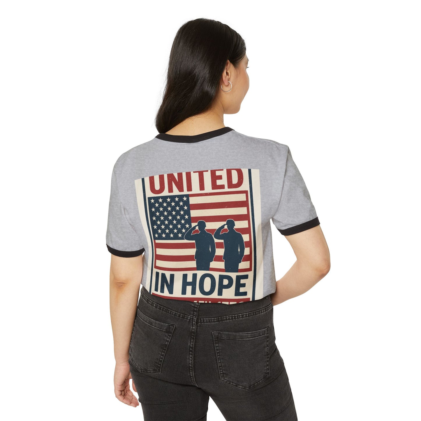 Freedom & Hope – July 4th Edition Ringer Tee by NovaDesigns.